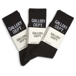 CLEAN BLACK SOCKS - SET OF 3