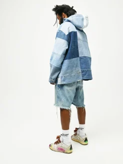 DENIM ANORAK JACKET