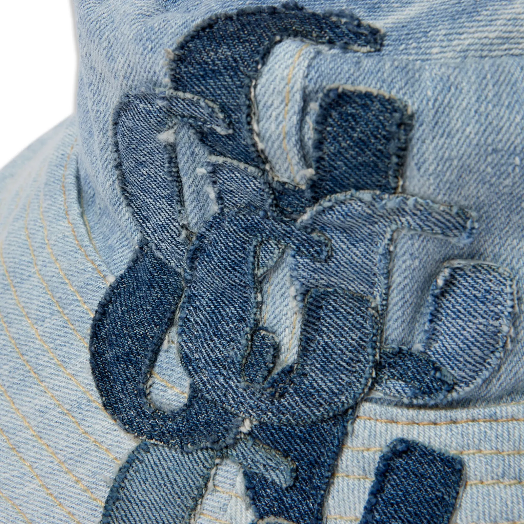 G PATCH DENIM BUCKET HAT