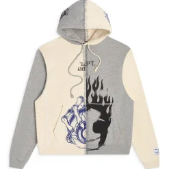 RETOUCHE TWO FACED HOODIE
