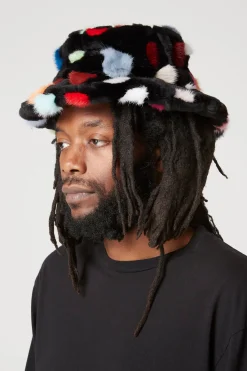 RODMAN POLKA DOT BUCKET HAT