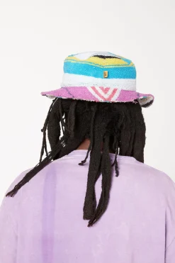 TERRY CLOTH BUCKET HAT